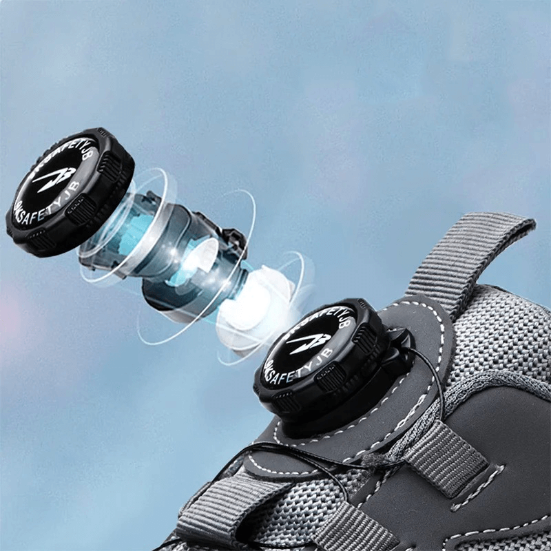 Aurevo Orthopedische Heren Veiligheidsschoenen met Kevlar Zool en Antislipprofiel