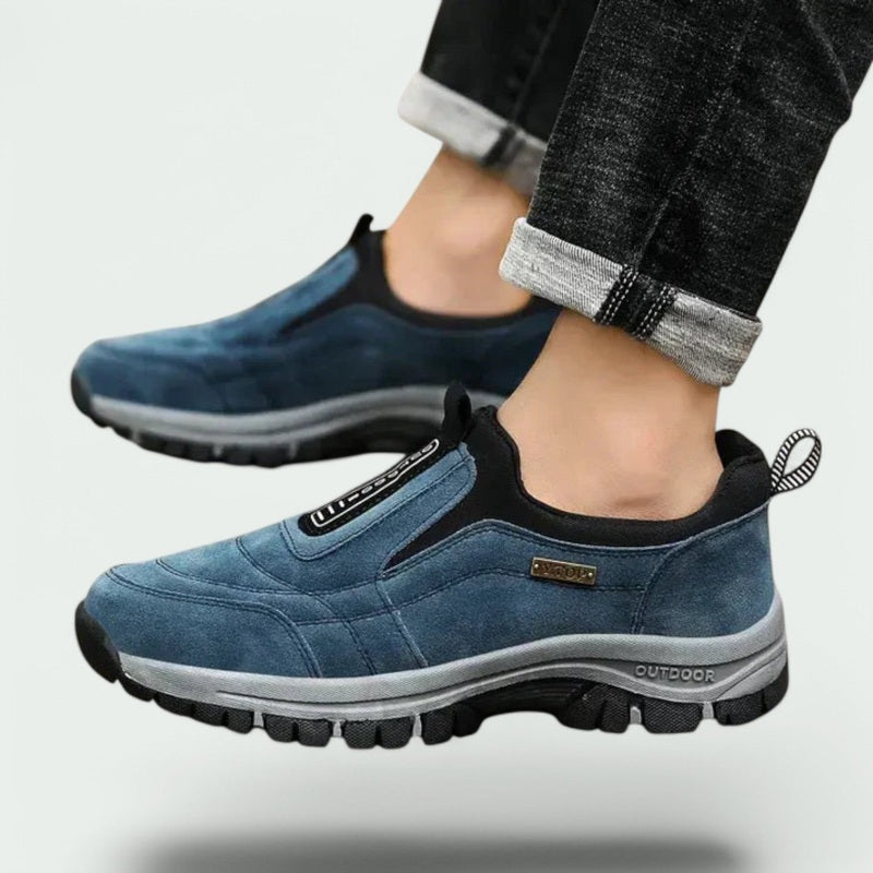Sereno Wandelschoenen voor Heren – Brede Pasvorm met Antislipzool en Schokdempende Binnenzool