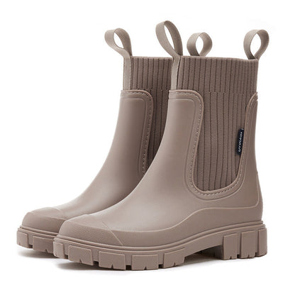 Veloria Regenlaarzen – Waterdichte Gummistiefel met Antislip Zool voor Nat Weer