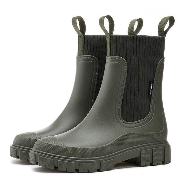 Veloria Regenlaarzen – Waterdichte Gummistiefel met Antislip Zool voor Nat Weer