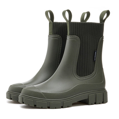 Veloria Regenlaarzen – Waterdichte Gummistiefel met Antislip Zool voor Nat Weer