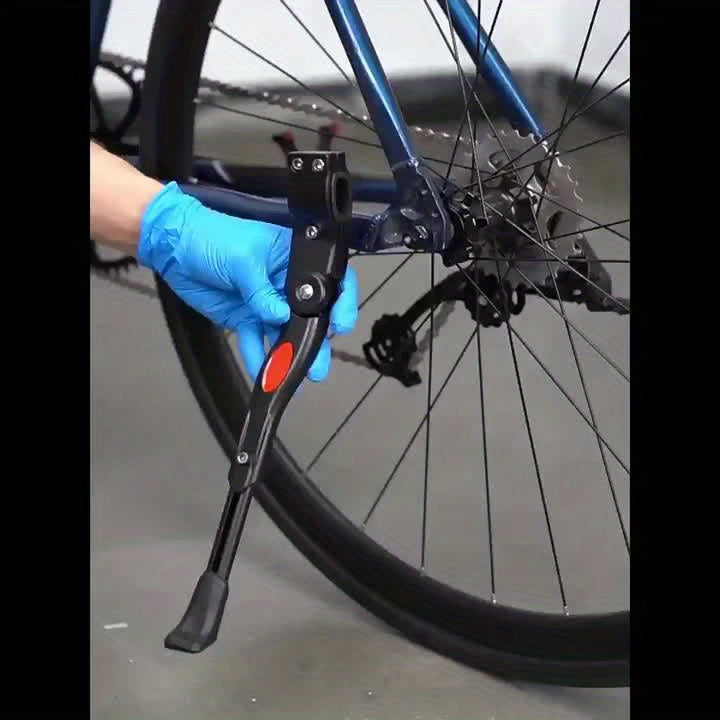 Monde Verstelbare Fietsstandaard van Aluminium – Geschikt voor 24–29 Inch Fietsen – Zijkickstand met Antislip Voet
