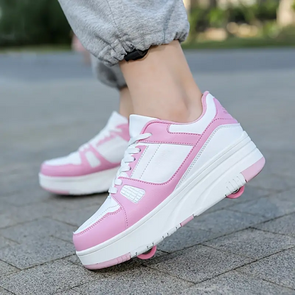 Élanor Rolsportschoenen met Afneembare Wieltjes voor Kinderen en Volwassenen