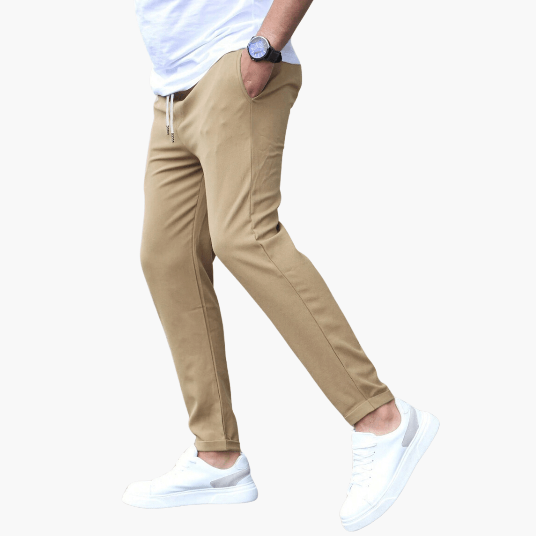 Monde Heren Stretchbroek – Comfortabele en veelzijdige lange broek met elastische pasvorm