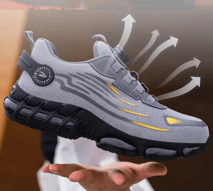 Aurevo Orthopedische Heren Veiligheidsschoenen met Kevlar Zool en Antislipprofiel