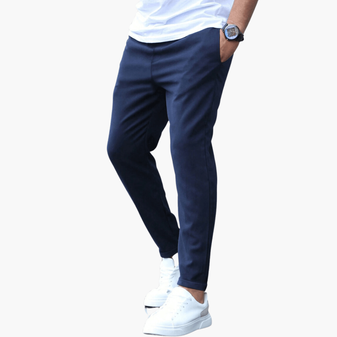 Monde Heren Stretchbroek – Comfortabele en veelzijdige lange broek met elastische pasvorm
