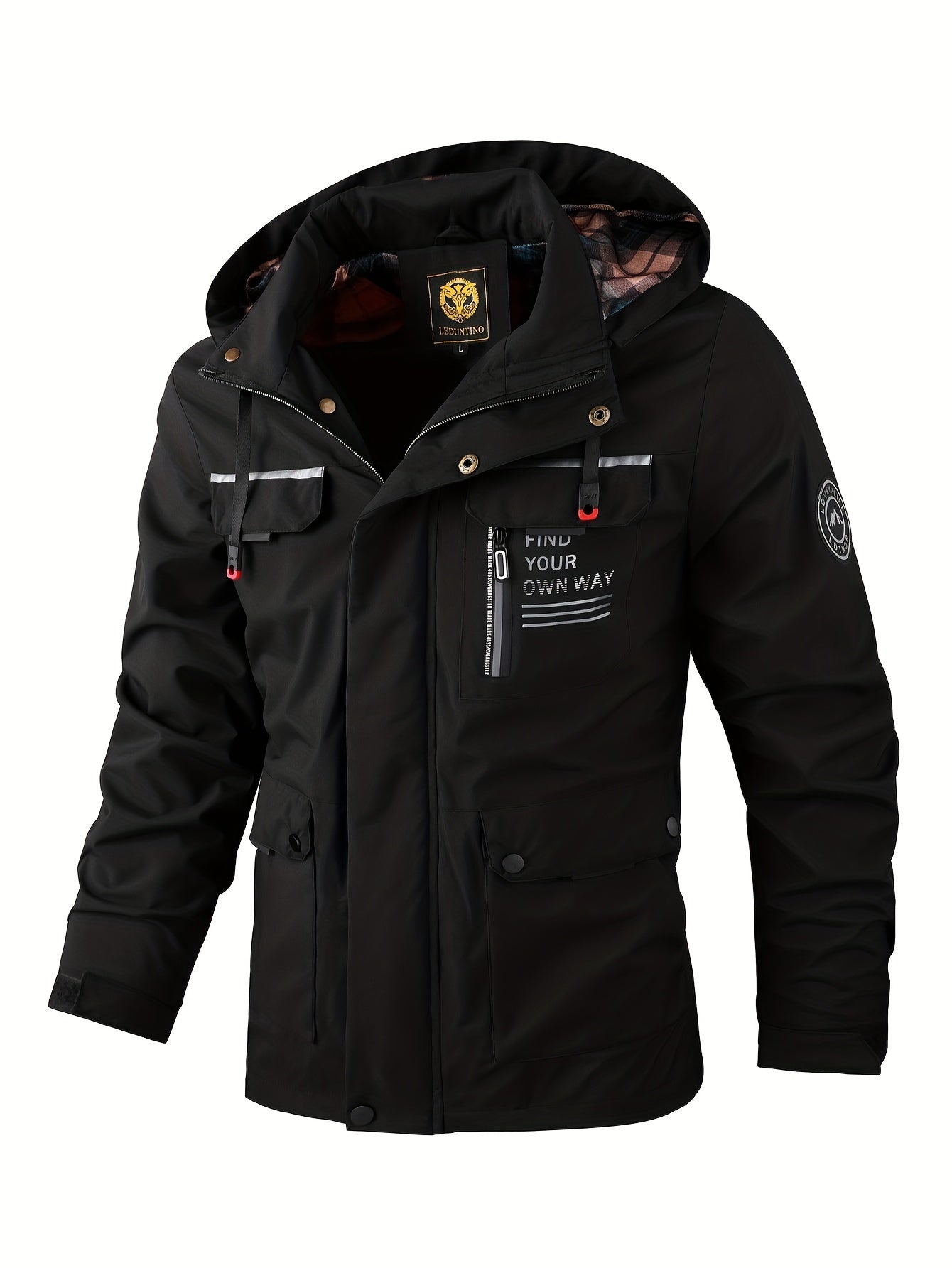 Évoque Outdoor Waterdichte Winterjas voor Heren met Capuchon