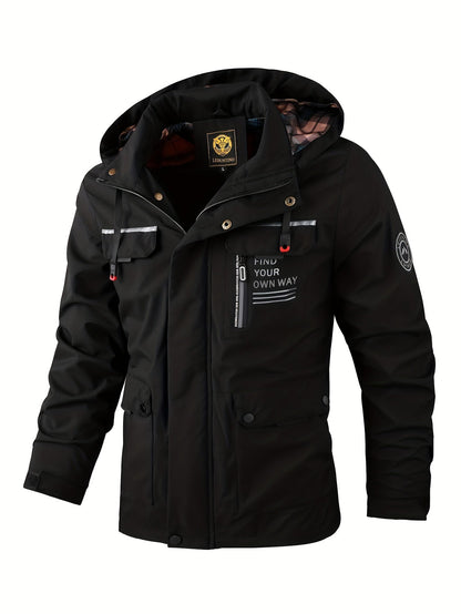 Évoque Outdoor Waterdichte Winterjas voor Heren met Capuchon