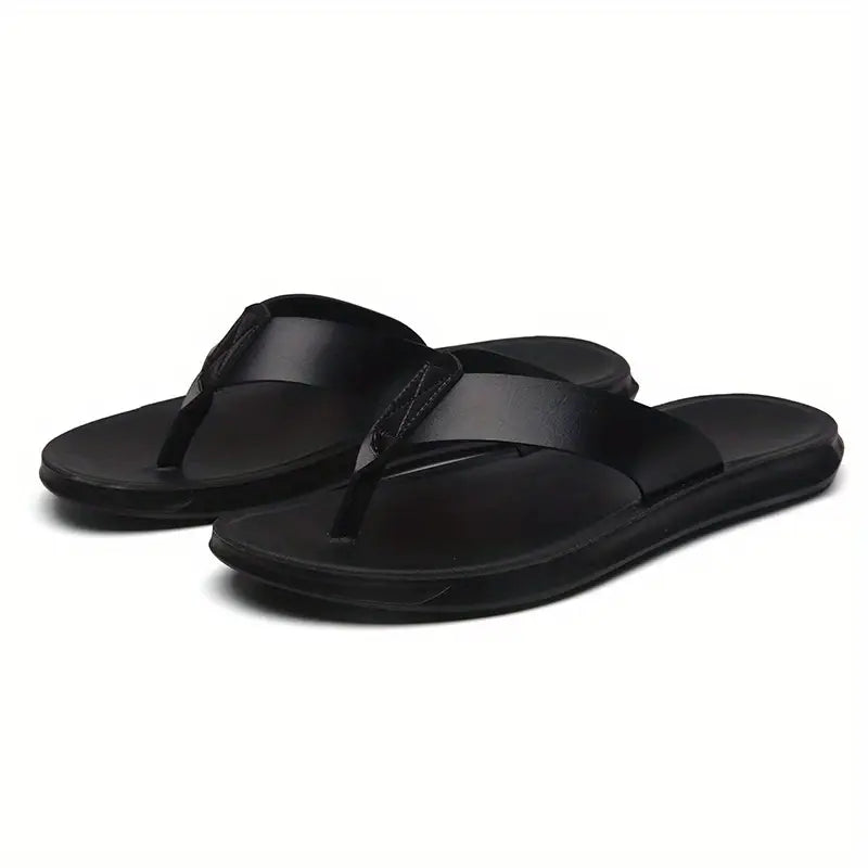 Poralo - Heren Orthopedische Slippers van Echt Leer