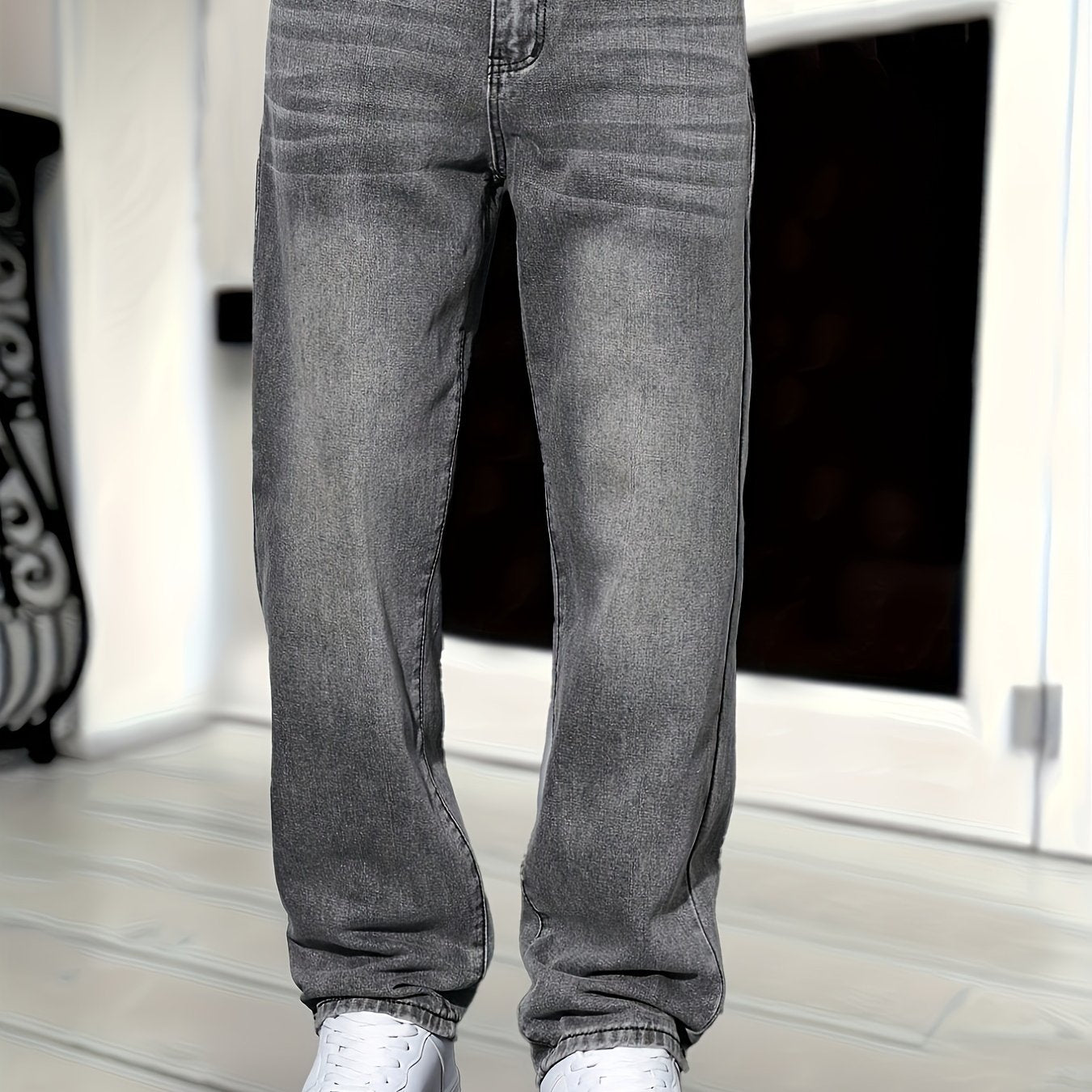 Évoque | Klassieke denim jeans met rechte pasvorm voor heren