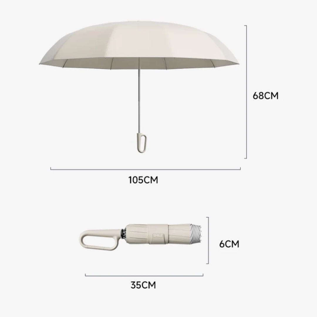 Veloria Automatische Stormparaplu – Windbestendig met Reflecterende Rand