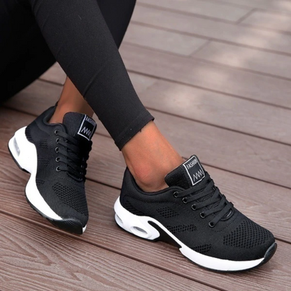 Élanor Dames Sneakers – Lichtgewicht Ademend Wandelschoenen met Dempende Zool