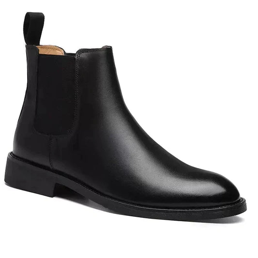 Veloria Kalfsleren Suède Chelsea Boots met Leren Binnenzool – Heren Instaplaarzen