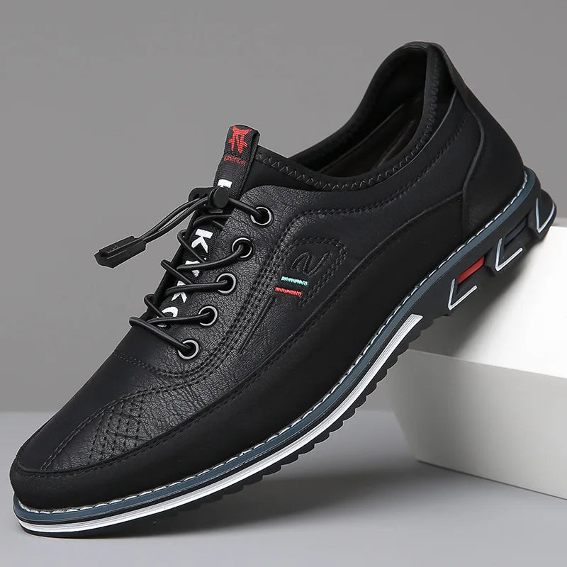 Aureum Oxford Herenschoenen van Leder – Klassieke Veterschoenen voor Business en Casual