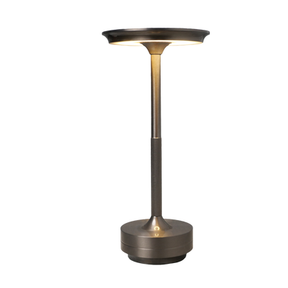 Évoque Dimbare Draadloze Tafellamp – Aluminium, Oplaadbaar & Waterdicht