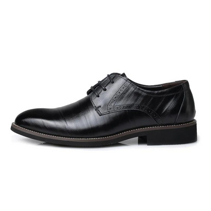 Élanor Heren Oxford Schoenen van Vegan Leer met Klassieke Vetersluiting
