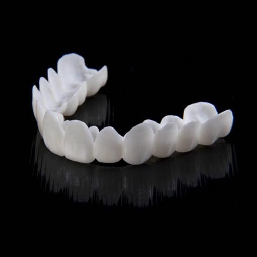 Monde Snap-on Smile Tanden Veneers – Flexibel Kunstgebit voor Boven- en Onderkaak – Herbruikbaar – Natuurlijke Off-White Kleur