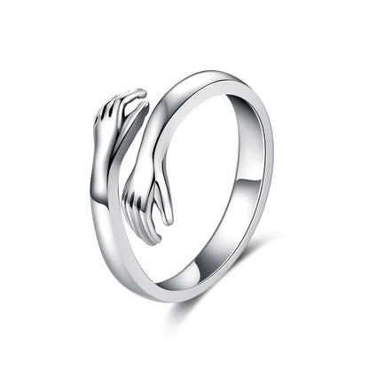 Élanor Verstelbare Ring van 925 Sterling Zilver – Omhelzing Design