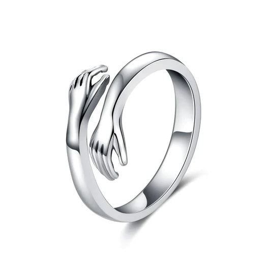 Élanor Verstelbare Ring van 925 Sterling Zilver – Omhelzing Design