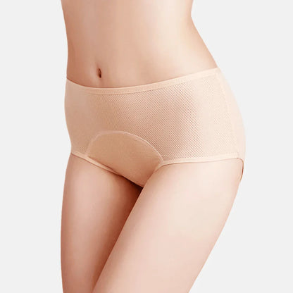 Sereno Dames Menstruatie Slip met Meerdere Lagen – 3-Pack Lekkagebestendig Ondergoed