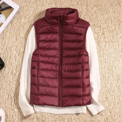 Évoque Dons Bodywarmer Dames – Mouwloos Lichtgewicht Puffer Vest