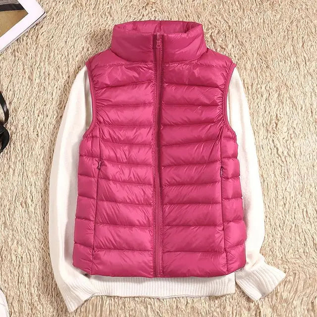 Évoque Dons Bodywarmer Dames – Mouwloos Lichtgewicht Puffer Vest
