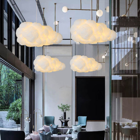 Luxera Witte Wolkenvormige Hanglamp – Ø 40 cm
