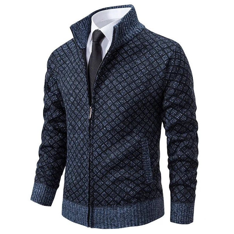 Monde Heren Trui – Klassiek Design – Ronde Hals – Zacht Katoenmix – Marineblauw – M t/m 4XL
