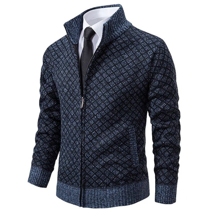 Monde Heren Trui – Klassiek Design – Ronde Hals – Zacht Katoenmix – Marineblauw – M t/m 4XL