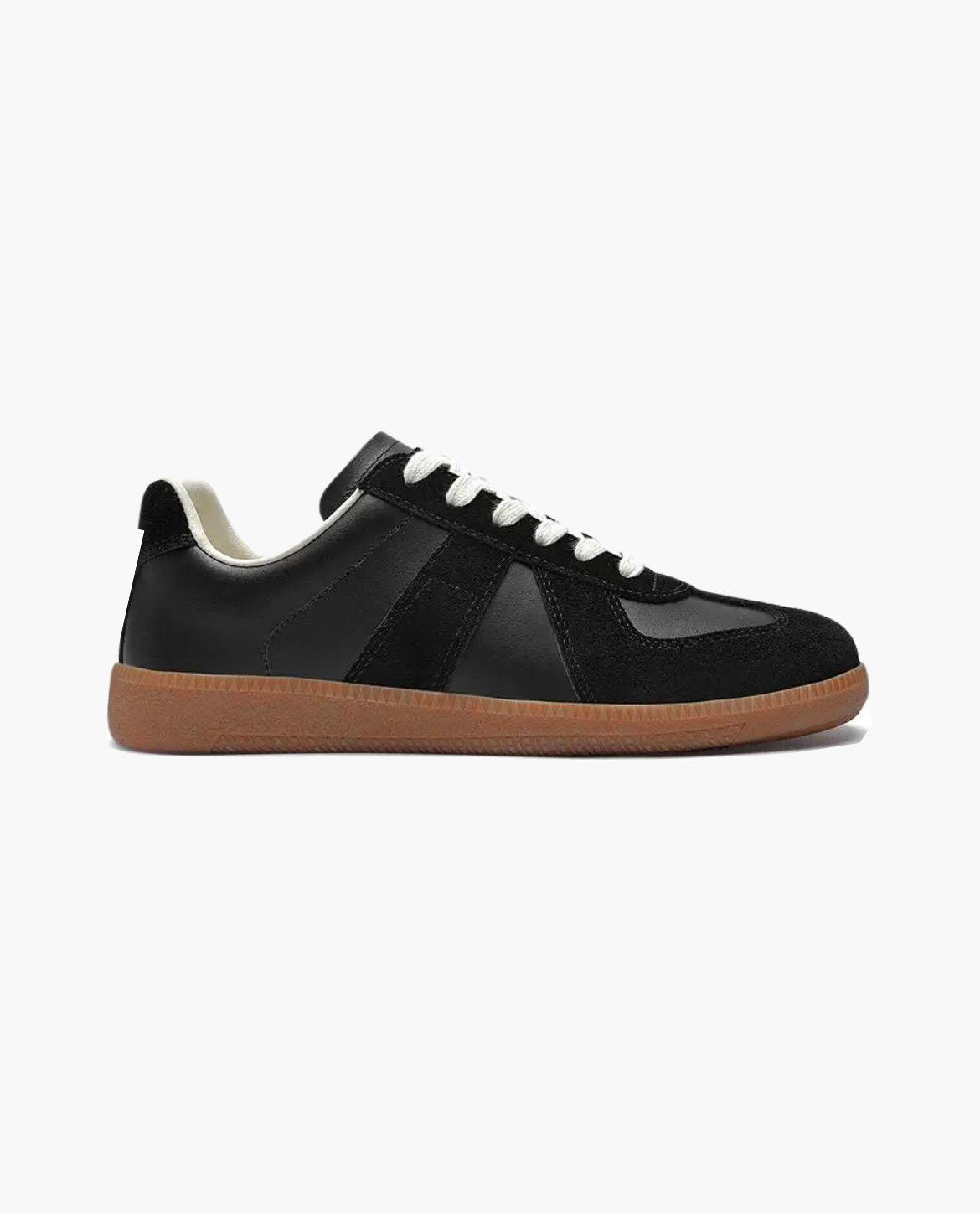 Veloria Leren Sneakers van Leer en Suède – Lage Instap met Verfijnde Afwerking