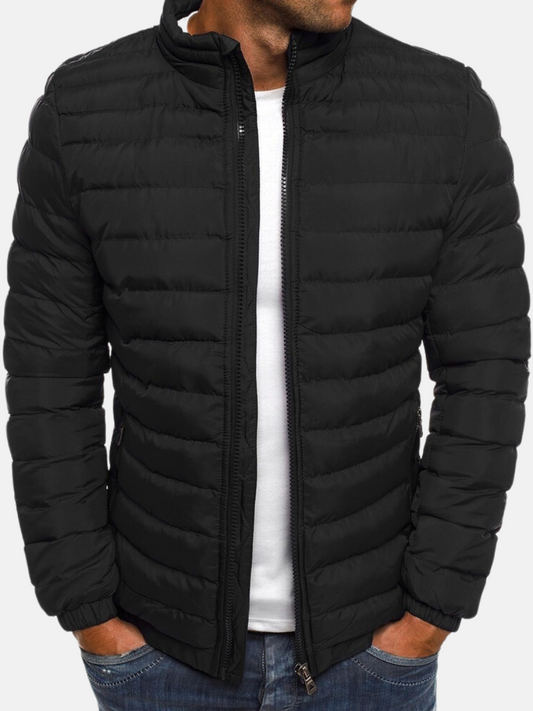 Veloria Heren Steppjack met Elegante Quilted Afwerking – Warm en Stijlvol