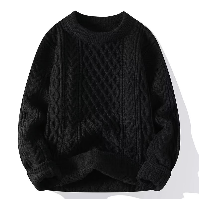 Monde Damestrui van wol – Klassieke warme pullover met lange mouwen