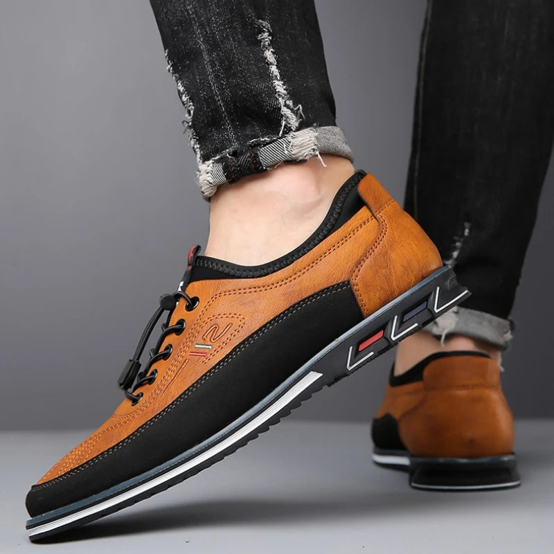 Aureum Oxford Herenschoenen van Leder – Klassieke Veterschoenen voor Business en Casual