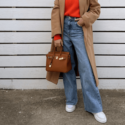 Évoque Vegan Suède Tote Tas met Ruime Indeling en Minimalistisch Design