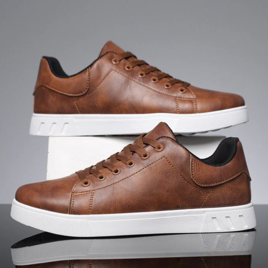 Évoque Leren Sneakers voor Heren – Tijdloze Casual Schoenen van Premium Leer
