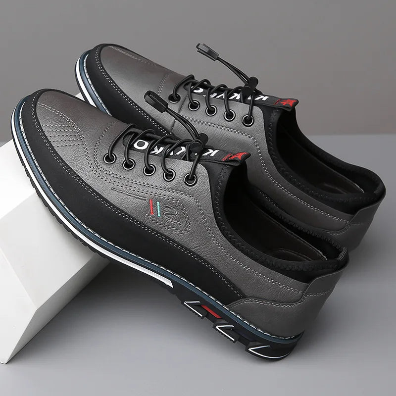 Aureum Oxford Herenschoenen van Leder – Klassieke Veterschoenen voor Business en Casual