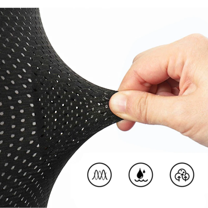 Monde Fietsonderbroek met ergonomisch gelkussen – Uniseks – Zwart – Ademend materiaal – Beschikbaar in S t/m XL