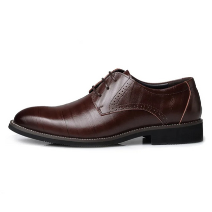 Élanor Heren Oxford Schoenen van Vegan Leer met Klassieke Vetersluiting