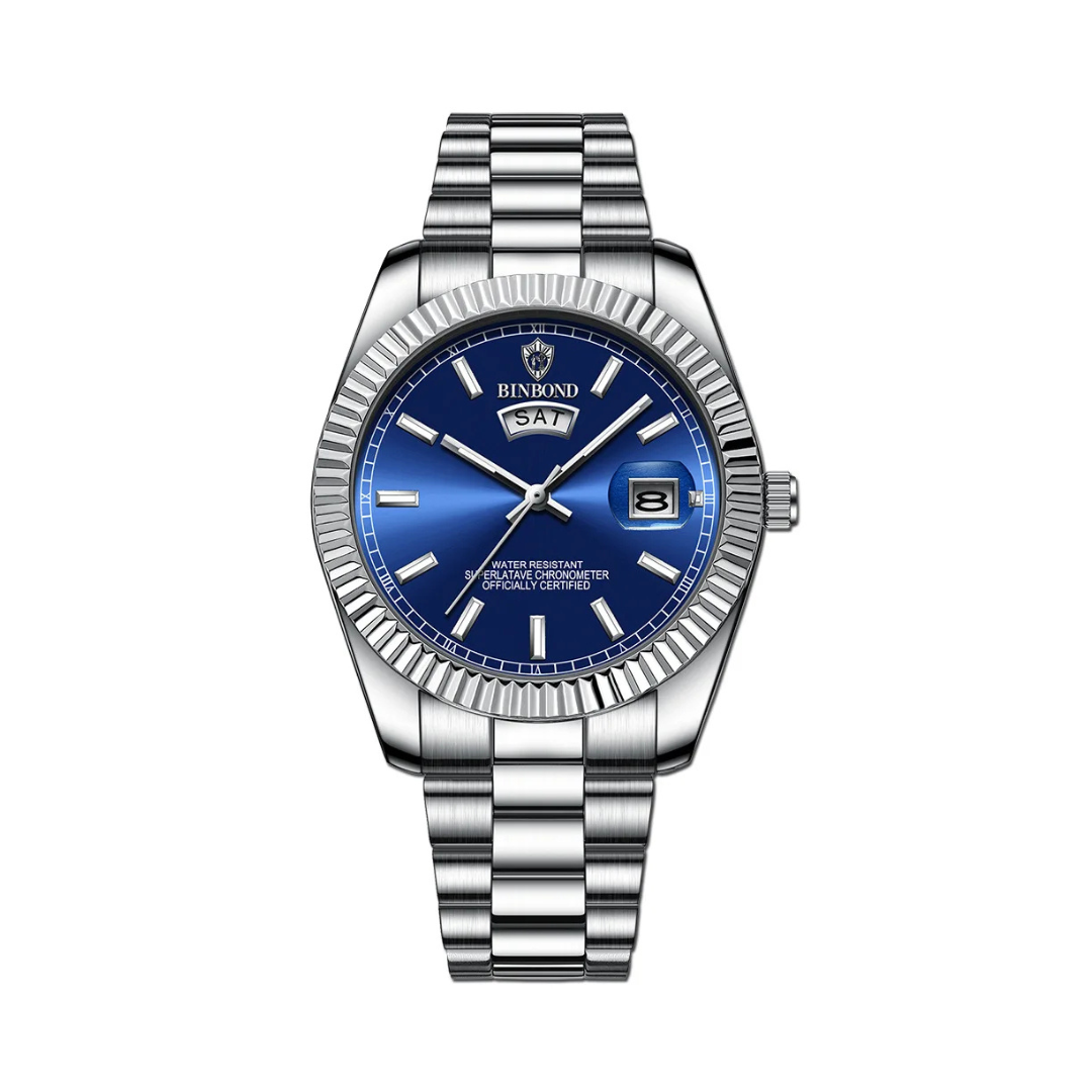 Évoque Luxe Horloge met Verstelbare Band en Waterbestendig Design
