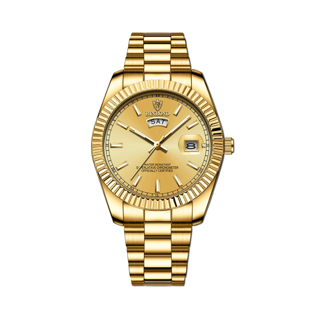 Évoque Luxe Horloge met Verstelbare Band en Waterbestendig Design