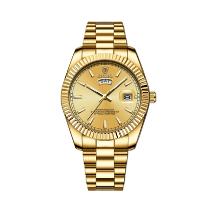 Évoque Luxe Horloge met Verstelbare Band en Waterbestendig Design