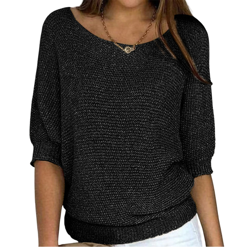 Monde dames trui – zachte katoenmix – ronde hals – lange mouwen – casual fit – verkrijgbaar in maat S t/m 5XL