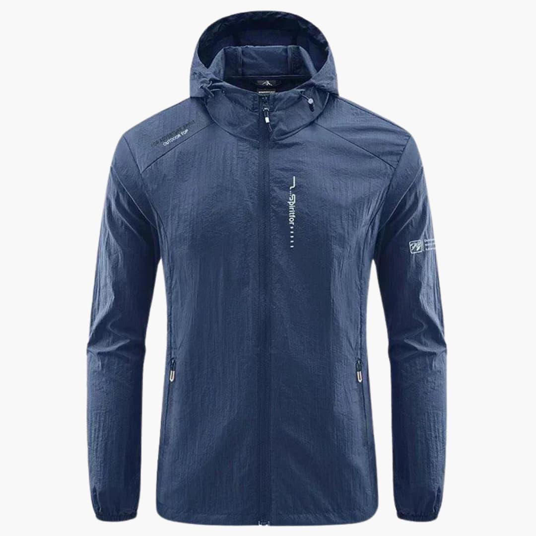 Monde Heren Windbreaker Jas met Capuchon en Ritszakken – Lichtgewicht Outdoorjack