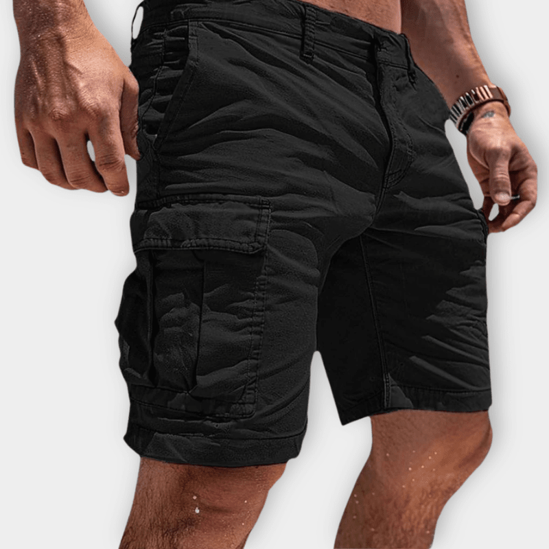 Aurevo Heren Cargo Shorts van Katoen – Lichtgewicht en Ademend met Ruime Zakken