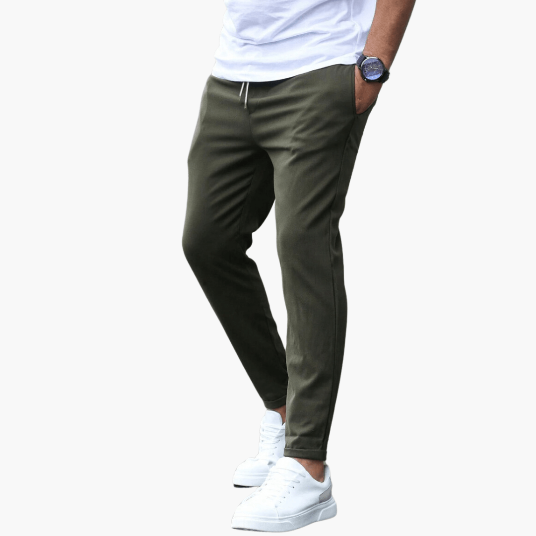 Monde Heren Stretchbroek – Comfortabele en veelzijdige lange broek met elastische pasvorm