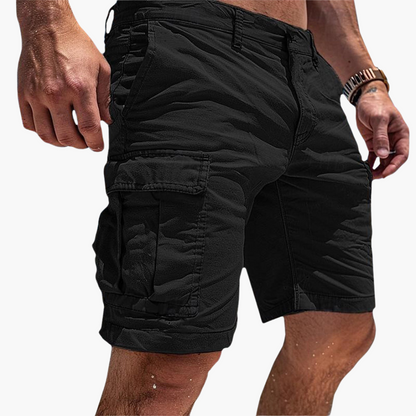 Monde Heren cargo shorts knielengte met sneldrogende stof en meerdere zakken