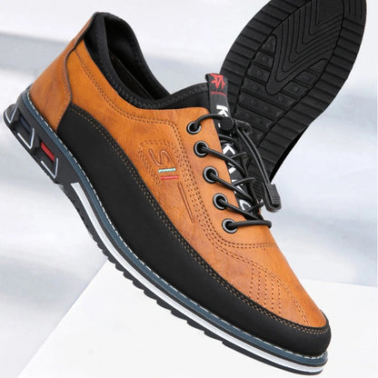 Aureum Oxford Herenschoenen van Leder – Klassieke Veterschoenen voor Business en Casual