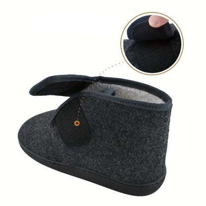 Monde Daan heren pantoffels met klittenbandsluiting