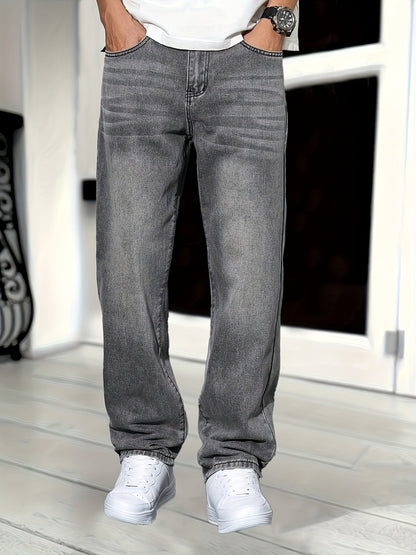 Évoque | Klassieke denim jeans met rechte pasvorm voor heren