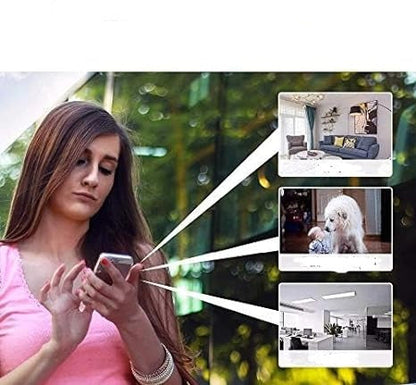 Veloria Draadloze Mini WiFi Beveiligingscamera 1080P Full HD voor Binnen en Buiten